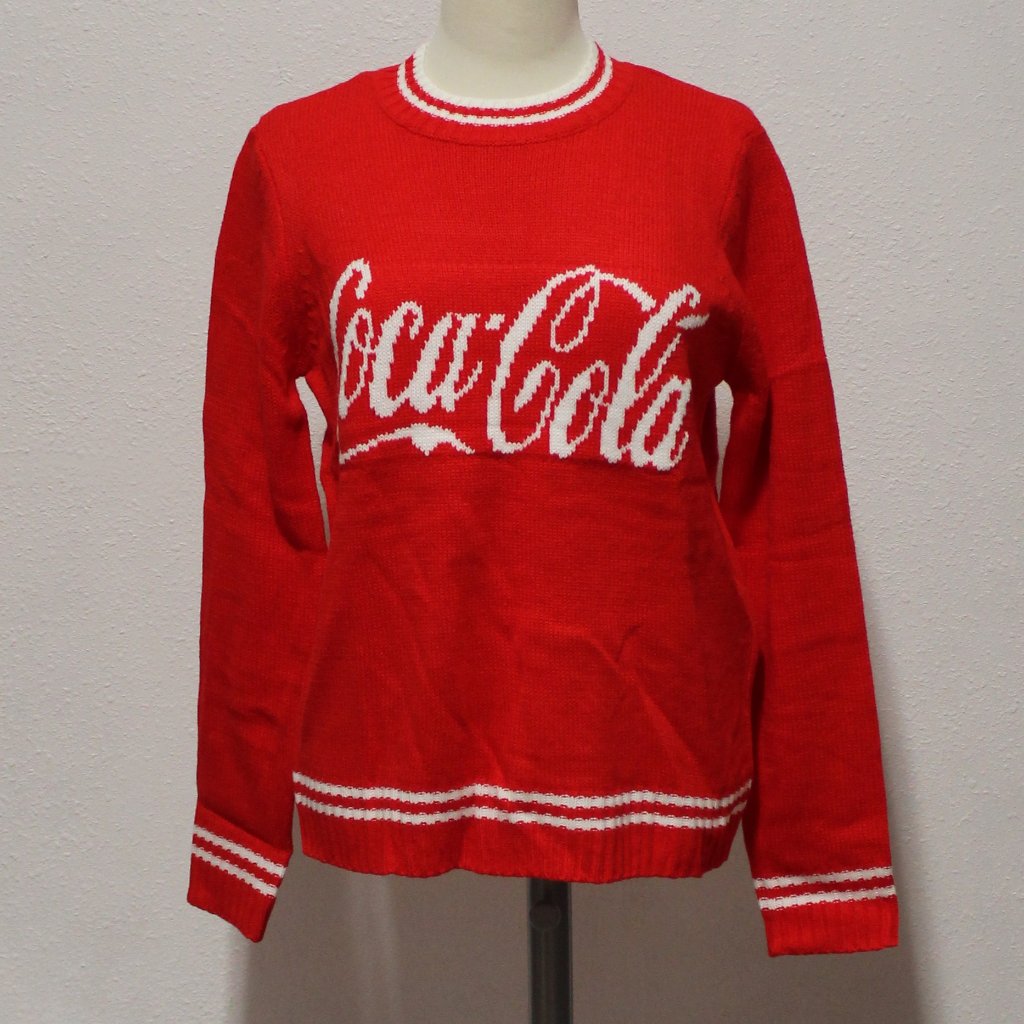 CocaCola Brand Womens Knit Sweater CocaCola Brand Womens Knit Sweater